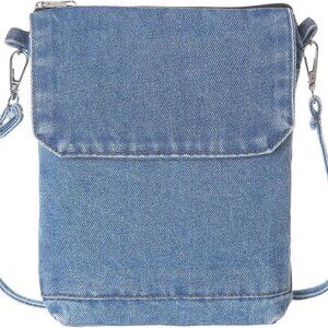 Small Denim Purse Blue Jean Purse Shoulder Bag Denim Crossbody Bags for Women